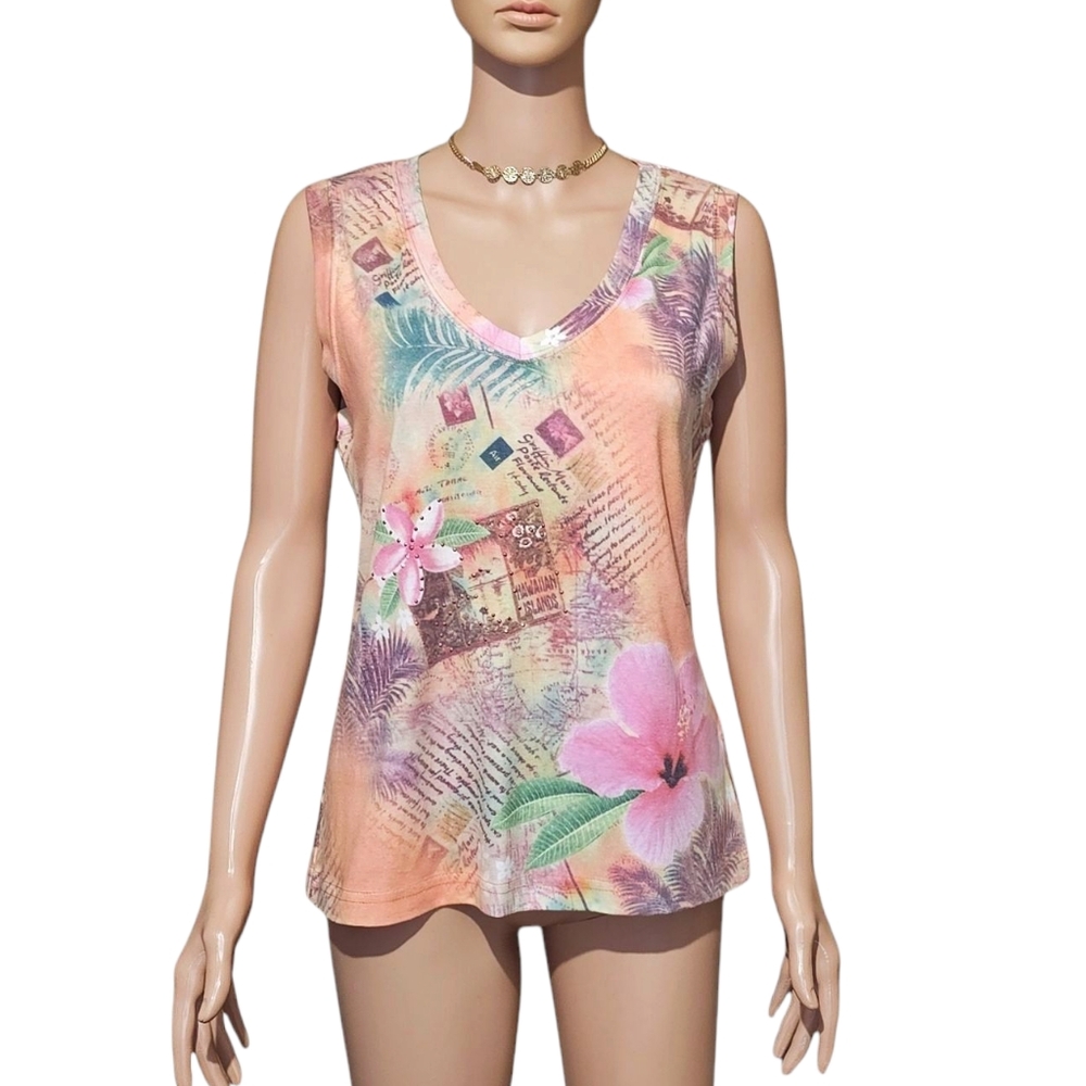 NWT Xcit USA Sleeveless Top